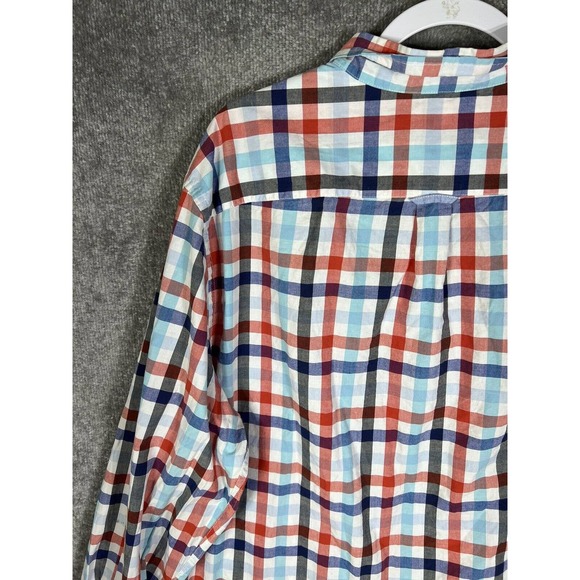 American Eagle AEO Prep Fit Button Down Long Sleeve Shirt Mens XXL Plaid - Picture 11 of 16